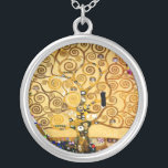 Gustav Klimt Levensboom: Art Nouveau Symbolist Zilver Vergulden Ketting<br><div class="desc">Verhoog uw ruimte met dit iconische meesterwerk, Gustav Klimt's "Tree of Life" (van de Stoclet Frieze). Dit beroemde art nouveau-kunstwerk boeit met zijn wervelende gouden takken, ingewikkelde patronen en symbolische motieven die de reis, verbinding en groei van het leven vertegenwoordigen. Klimt's kenmerkende gebruik van rijk, glinsterend goud, mozaïekachtige details en...</div>