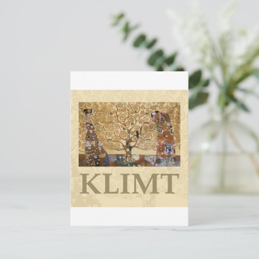Gustav Klimt - Levensboom Briefkaart (Staand voorkant)