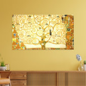 Gustav Klimt - Levensboom Canvas Afdruk (Insitu (Woonkamer))