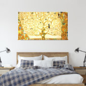 Gustav Klimt - Levensboom Canvas Afdruk (Insitu (Slaapkamer))