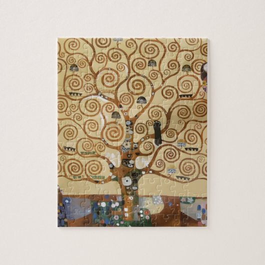 Gustav Klimt - Levensboom Legpuzzel (Verticaal)