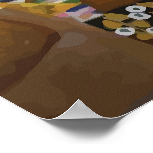 Gustav Klimt - Levensboom Poster (Hoek)