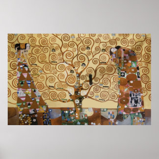 Gustav Klimt - Levensboom Poster