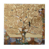Gustav Klimt - Levensboom Tegeltje (Voorkant)