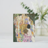 Gustav Klimt Life and Death Invitations Kaart (Staand voorkant)