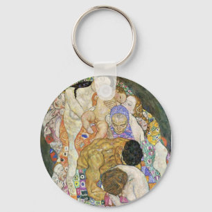 Gustav Klimt Life and Death Sleutelhanger