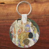 Gustav Klimt Life and Death Sleutelhanger (Voorkant)