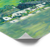 Gustav Klimt - Litzenberg op het Attersee-meer Poster (Hoek)