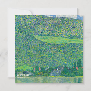 Gustav Klimt - Litzlberg aan de Attersee Bedankkaart