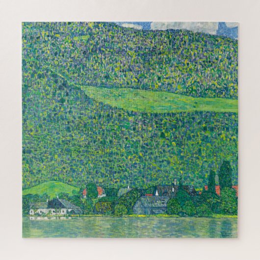 Gustav Klimt - Litzlberg aan de Attersee Legpuzzel (Verticaal)