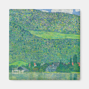 Gustav Klimt - Litzlberg aan de Attersee Magneet