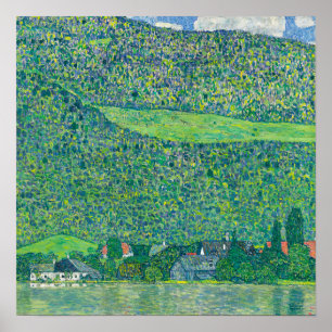 Gustav Klimt - Litzlberg aan de Attersee Poster