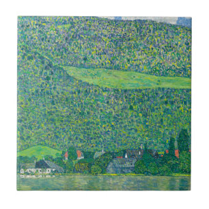Gustav Klimt - Litzlberg aan de Attersee Tegeltje