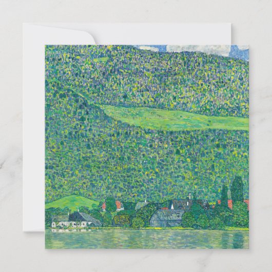 Gustav Klimt - Litzlberg am Attersee Kaart (Voorkant)