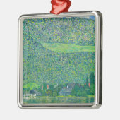 Gustav Klimt - Litzlberg am Attersee Metalen Ornament (Links)