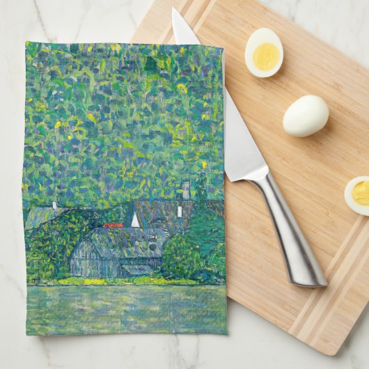 Gustav Klimt - Litzlberg am Attersee Theedoek (Quarter Fold)