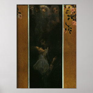 Gustav Klimt Love Poster