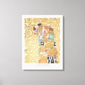Gustav Klimt Lovers Embrace Art Exhibition Poster Canvas Afdruk (Voorkant)
