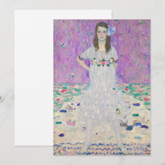 Gustav Klimt - Mada Primavesi Bedankkaart (Voorkant / Achterkant)