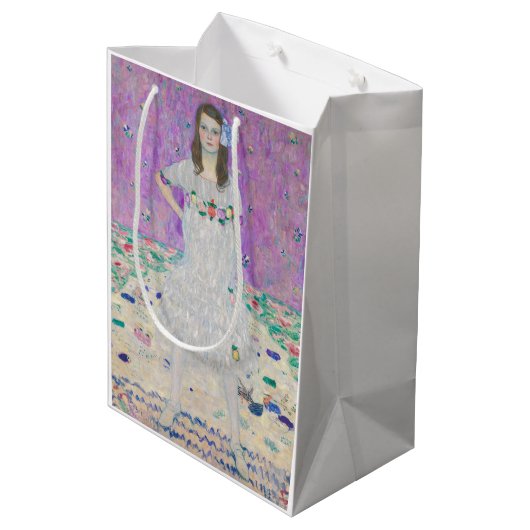 Gustav Klimt - Mada Primavesi Medium Cadeauzakje (Achterkant Gekanteld)