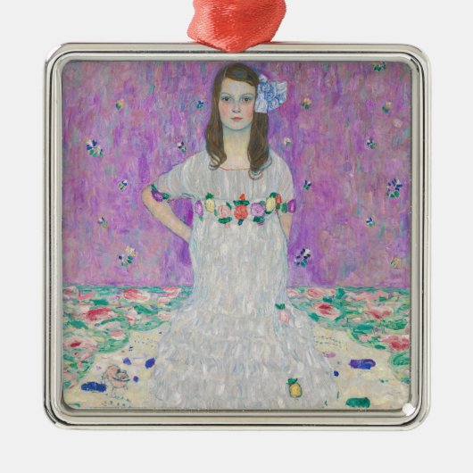 Gustav Klimt - Mada Primavesi Metalen Ornament (Voorkant)