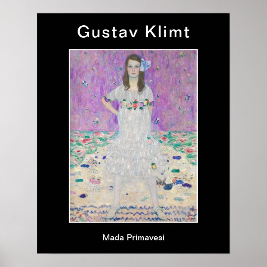 Gustav Klimt - Mada Primavesi Poster (Voorkant)
