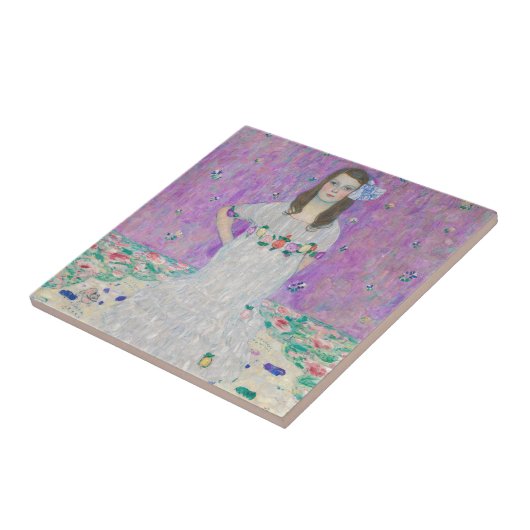 Gustav Klimt - Mada Primavesi Tegeltje (Zijkant)