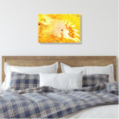 Gustav Klimt Major Mitchell Kaketoe Canvas Afdruk (Insitu (Slaapkamer))