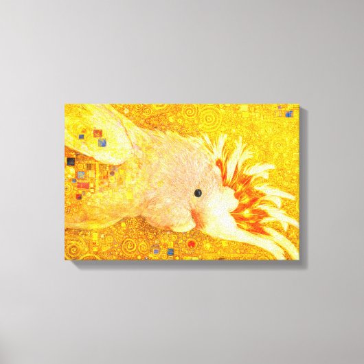 Gustav Klimt Major Mitchell Kaketoe Canvas Afdruk (Voorkant)