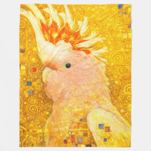 Gustav Klimt Major Mitchell Kaketoe Fleece Deken
