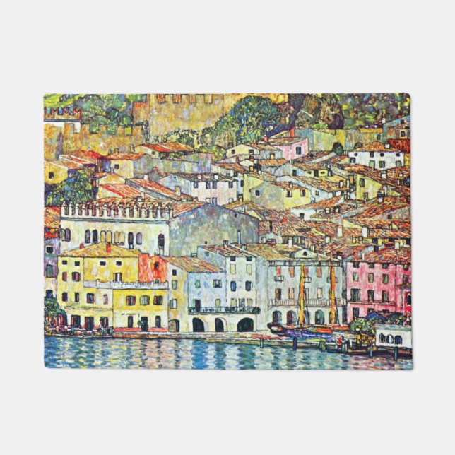 Gustav Klimt Malcena bij de Gardasee Deurmat (Voorkant)