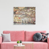 Gustav Klimt - Malcesine aan het Gardameer Canvas Afdruk (Insitu (Woonkamer))