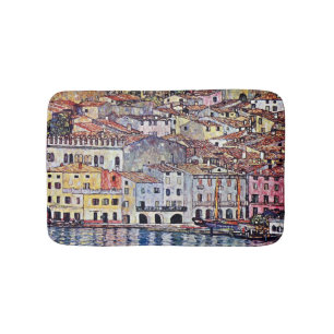Gustav Klimt - Malcesine aan het Gardameer Italië Badmat