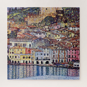 Gustav Klimt - Malcesine aan het Gardameer Italië Legpuzzel