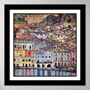 Gustav Klimt - Malcesine aan het Gardameer Italië Poster