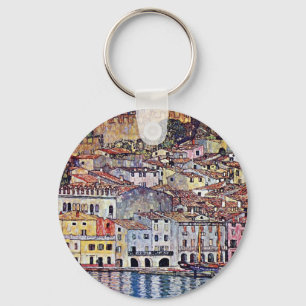 Gustav Klimt - Malcesine aan het Gardameer Italië Sleutelhanger