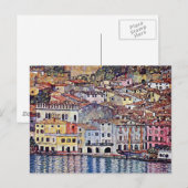 Gustav Klimt - Malcesine bij het Garda-meer in Ita Briefkaart (Voorkant / Achterkant)