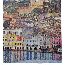 Gustav Klimt - Malcesine bij het Garda-meer in Ita