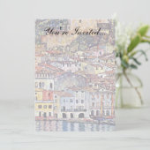 Gustav Klimt - Malcesine bij het Garda-meer in Ita Kaart (Staand voorkant)