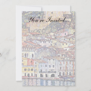 Gustav Klimt - Malcesine bij het Garda-meer in Ita Kaart