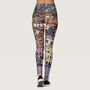 Gustav Klimt - Malcesine bij het Garda-meer in Ita Leggings