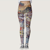 Gustav Klimt - Malcesine bij het Garda-meer in Ita Leggings (Voorkant)