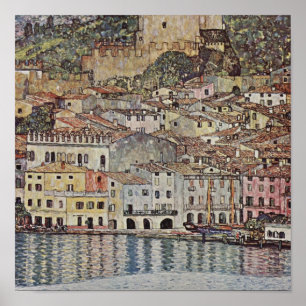 Gustav Klimt - Malcesine (Lake Garda, Italië) Prin Poster