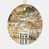Gustav Klimt - Malcesine op het Gardameer Keramisch Ornament (Links)