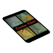 Gustav Klimt Masterstuks Patchwork Magneet (Rechterzijde)