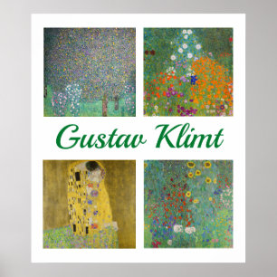 Gustav Klimt Masterstuks Patchwork Poster