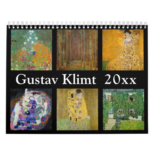 Gustav Klimt Masterstukselectie Kalender (Hoes)