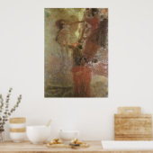 Gustav Klimt ~ Medicine Poster (Keuken)