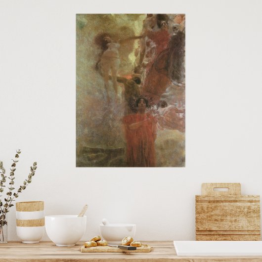 Gustav Klimt ~ Medicine Poster (Keuken)
