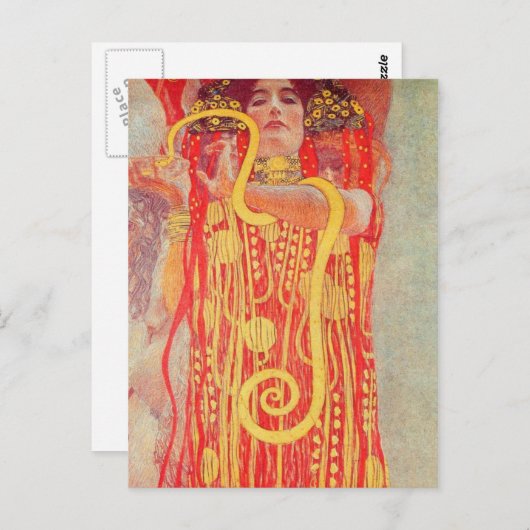 Gustav Klimt - Medizin Briefkaart (Voorkant / Achterkant)